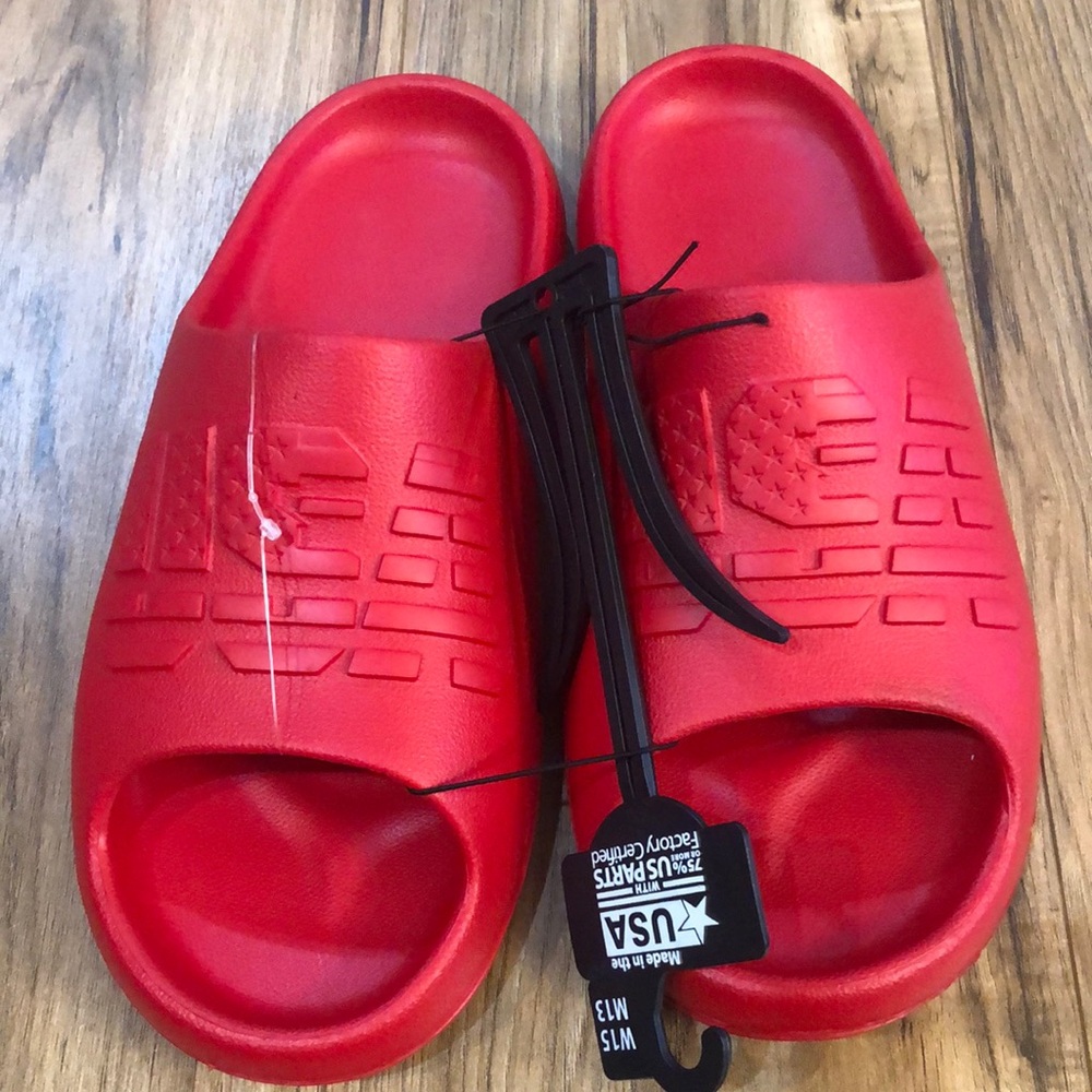 Mens USA Slide Sandals Size 13